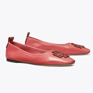 Tory Burch Women's Nevada Bordeaux Ines Ballet Flats Size 7.5